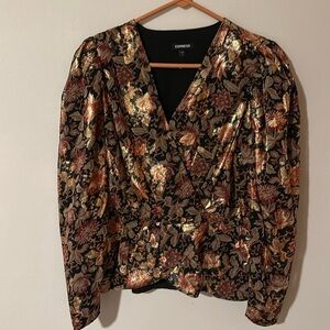 Express Blouse XL‎ Metallic
